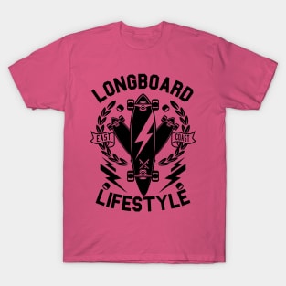 Funky Summer Longboard T-Shirt
